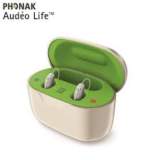 Cargador audífono modelo PHONAK AUDÉO LIFE de Pallarés centro auditivo en Orihuela